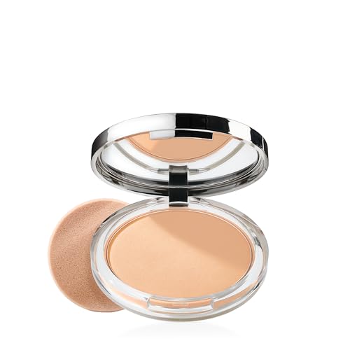 Clinique Stay-Matte Sheer Pressed Powder For Oily Skin Types | Sheer Coverage + Matte Finish | Minimizes Shine, Stay Neutral