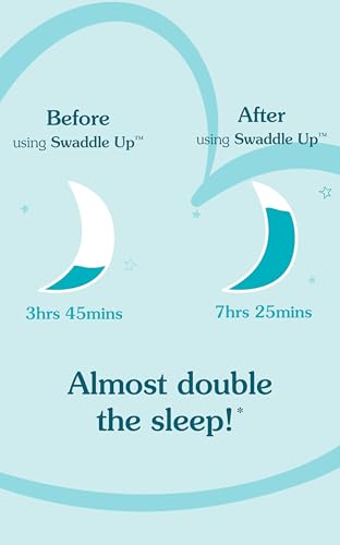 Love to Dream Swaddle UP, Baby Sleep Sack, Self-Soothing Swaddles for Newborns, Improves Sleep, Snug Fit Helps Calm Startle Reflex, New Born Essentials for Baby, Small 8-13lbs, Gray