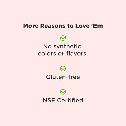 OLLY Women's Daily Multivitamin Gummy, Vitamins A, D, C, E, Biotin, Folic Acid, Adult Chewable Vitamin, Berry Flavor, 65 Day Supply - 130 Count