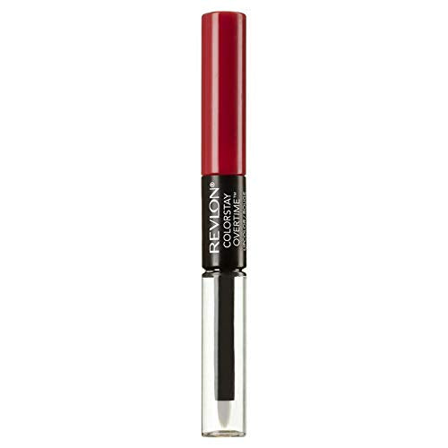Revlon ColorStay Overtime Liquid Lip Color, Forever Scarlett [40] 0.07 oz (Pack of 2)