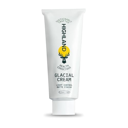 Highland Glacial Cream - Versatile hair styling cream that smooths, de-frizzes, texturizes & boosts curls. Natural, plant-derived, & made for all hair types. (2.5 oz)