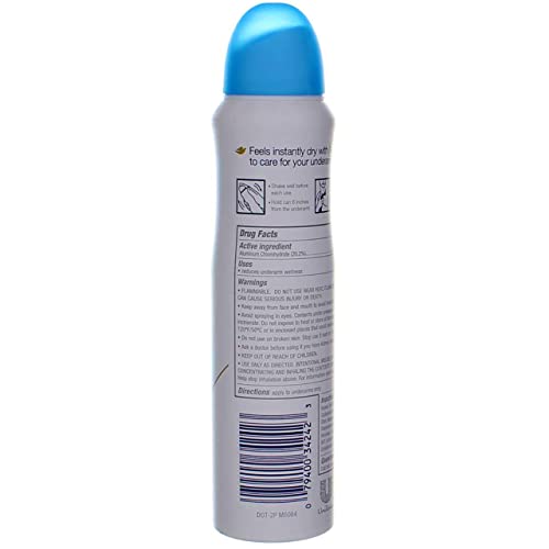 Dove Dry Spray Antiperspirant, Nourished Beauty 3.80 oz (Pack of 3)