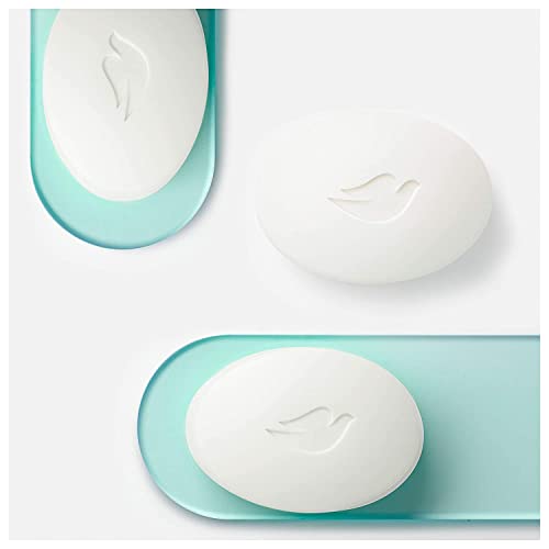 Dove Bath Bars, Sensitive Skin, Unscented 6-4 oz (113 g) bars [24 oz (1.5 lb) 678 g] (Packaging may vary)