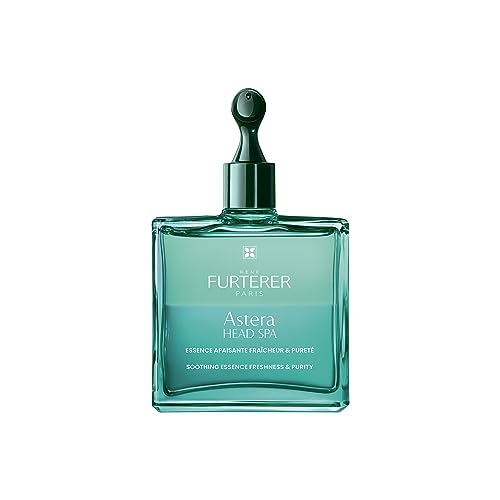 Rene Furterer Head Spa ASTERA Soothing Concentrate, Pre-Shampoo Soothing Scalp Treatment, - Soothe Sensitive Scalps - Mint & Eucalyptus - Paraben & Silicone-Free - 1.6 oz.