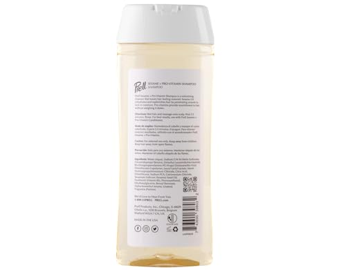Prell Sesame + Pro-Vitamin Shampoo for Thinning Hair, Color Safe, Volumizes & Restores 13.5 fl. oz. (Pack of 2)