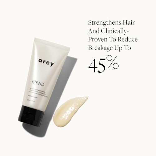 Arey Mend Heat Protectant Leave-In Conditioner | Detangles, Rehydrates, Strengthens and Protects Hair up to 450°F | Vegan, Cruelty-Free & Gluten-Free (2 Fl Oz)