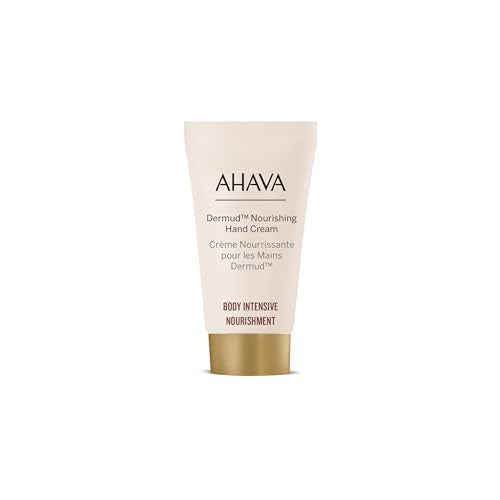 AHAVA Dermud Nourishing Hand Cream - Intensely Hydrates, Soothes, Relieves Dry & Sensitive Hands, 1.35 fl. Oz