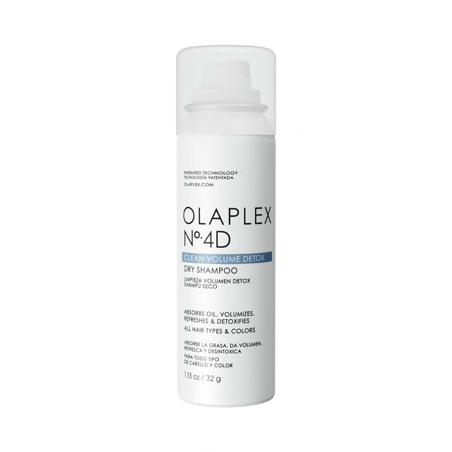 Olaplex No. 4D Clean Weightless Volume Dry Shampoo, Detoxifies Scalp, Neutralizes Odor, Leaves Hair Feeling Clean, For All Hair Types, 1.69 oz