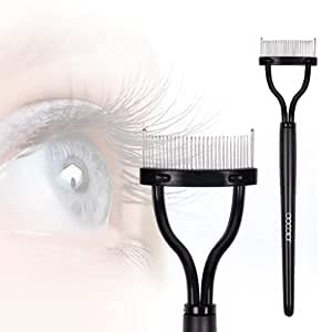 Docolor Eyelash Comb Curlers Makeup Mascara Applicator Eyebrow Grooming Brush Tool