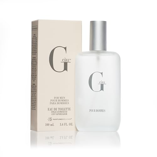 PB ParfumsBelcam G eàu Eau de Toilette Perfume Spray for Men - 3.4 Fl Oz Affordable Long Lasting Cologne, Modern Masculine Scent with Woody Citrus Fragrance Made with Premium Oils for All Day Use