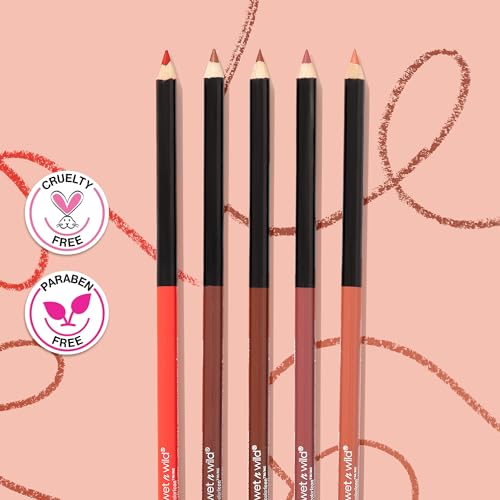 wet n wild Lip Liner Pencil Color Icon Lip Color Makeup, Dark Brown Chestnut