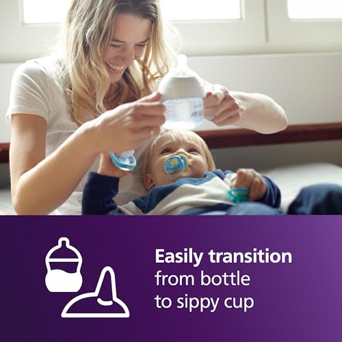 Philips Avent Natural Trainer Cup with Extra Fast Flow Natural Response Nipple (Flow 5) and Soft Spout, 5oz, SCF263/01