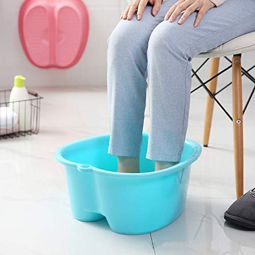Foot Soak Tub Foot Soaking Bath Basin Large Foot Soaking Tub Foot Bath Spa Basin Foot Spa Massage Basin Foot Bath Bucket for Soaking Foot,Toe Nails, and Ankles,Pedicure Black