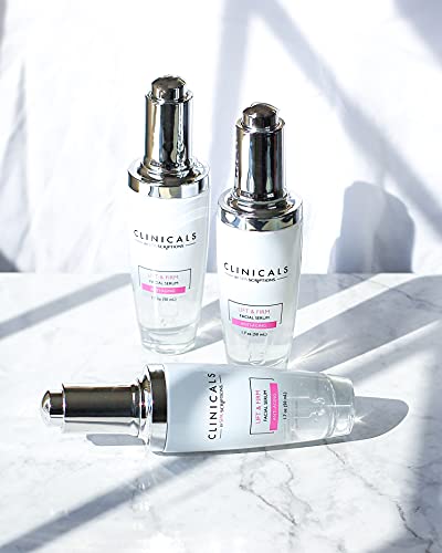 Spascriptions Clinicals Face Serum with Collagen & Ceramides for Depuffing & Tightening - 1.7 Ounce (Lift & Firm)