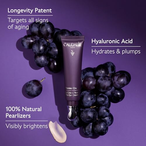 Caudalie Premier Cru Anti-Aging Eye Cream for Fine Lines and Wrinkles - 15 mL