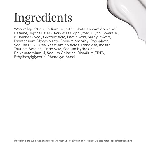 Murad AHA/BHA Exfoliating Cleanser - Hydration Exfoliating & Moisturizing Salicylic, Lactic and Glycolic Acid Face Wash - Creamy Skin Smoothing Treatment Backed by Science, Travel size, 2 Fl Oz