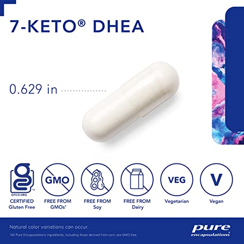 Pure Encapsulations 7-Keto DHEA 50 mg | Unique DHEA Metabolite Supplement to Support Thermogenesis and Healthy Body Composition* | 60 Capsules