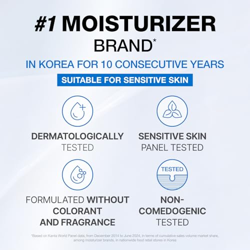 Physiogel Daily Hydrating Facial Moisturizer Cream, 72 hrs Hydration for Dry & Sensitive Skin, Korean skin care, Fragrance-Free, Non-Comedogenic, Dermatologist-Tested, Ceramide, Squalane.