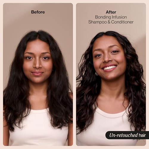 Suave Bonding Infusion Repairing Conditioner, Infused with Bonding Complex, Restorative for Weak or Damaged Hair, 28oz Pump, 4 Pack