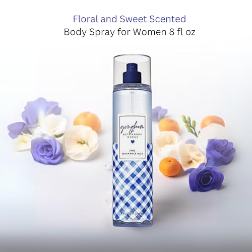 Bath & Body Works Fine Fragrance Body Spray Mist 8 fl oz / 236 mL (Gingham)