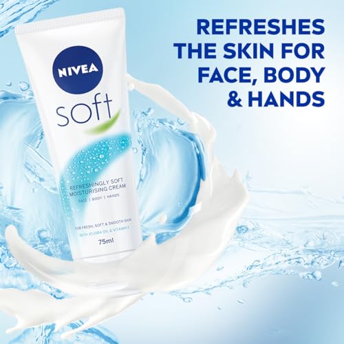 Nivea Soft Tube Moisturising Body Cream, 75 ml