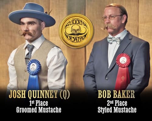 Mustache Wax Strong Hold Grooming For Men | Sudden Death Moustache & Beard Wax 1oz Tin | Perfect For Handlebar Mustaches By Death Grip | No Heat Source Required