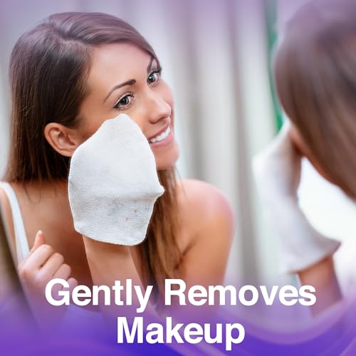 BeautyFrizz Lavender Face Wipes - 120 pcs - Gentle Makeup Remover Wipes for Women - Facial Cleansing Wipe with Aloe, Castor, Vitamin A and E - Extra Soft - Moisturizing