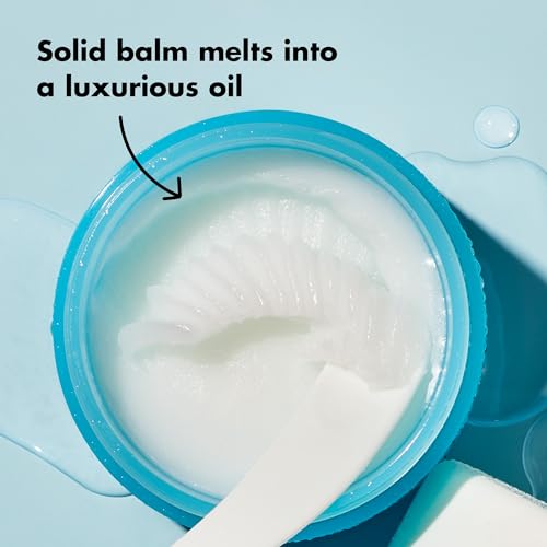 e.l.f. SKIN Mini Holy Hydration! Makeup Melting Cleansing Balm, Face Cleanser & Makeup Remover, Infused with Hyaluronic Acid to Hydrate Skin, 0.45 Oz