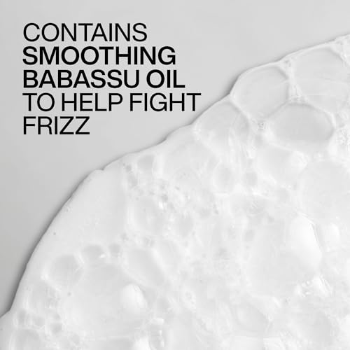 Redken Frizz Dismiss Rebel Tame Leave-In Cream, Heat Protection to 450°F, Controls Frizz & Humidity, Smooths Hair, Sulfate Free, 8.05oz