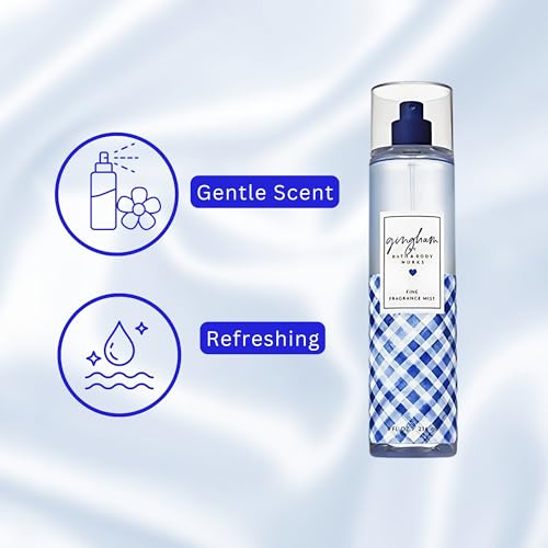 Bath & Body Works Fine Fragrance Body Spray Mist 8 fl oz / 236 mL (Gingham)