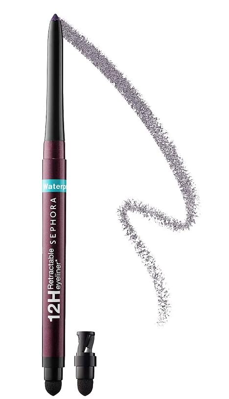 SEPHORA COLLECTION Waterproof 12HR Retractable Eyeliner Pencil 21- Shimmer Plum