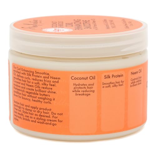 Shea Moisture Coconut Hibiscus Curl Enhancing Smoothie, multi, 12 Ounce (290223 )