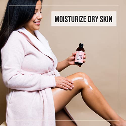 Magnum Solace Stretch Mark Oil for Pregnancy – 100% Natural Belly Oil for Pregnancy with Cocoa Butter Oil, Almond Oil for Skin – Alternative to Stretch Mark Cream for Pregnancy