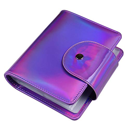 FingerAngel 20 Slots Image Stamper Plate Collection Nail Art Stamp Plate Stamping Plates Cases Stamp Nail Template Organzier For Large Size 9.5X14.5CM Nail Art Plates (Purple)