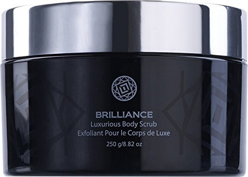 Forever Flawless BRILLIANCE - Diamond Body Scrub with Raw Sugar, Premium Sea Salt, Vitamin E, Exfoliating, Nourishes FF83 (8.82 oz)