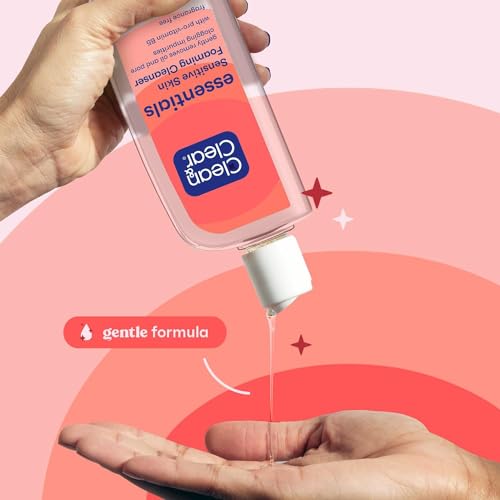 Clean & Clear ESSENTIALS Foaming Facial Cleanser, 8 Ounce (Pack of 2)