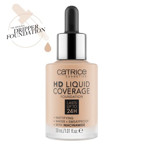 Catrice hd liquid coverage foundation sand beige 030