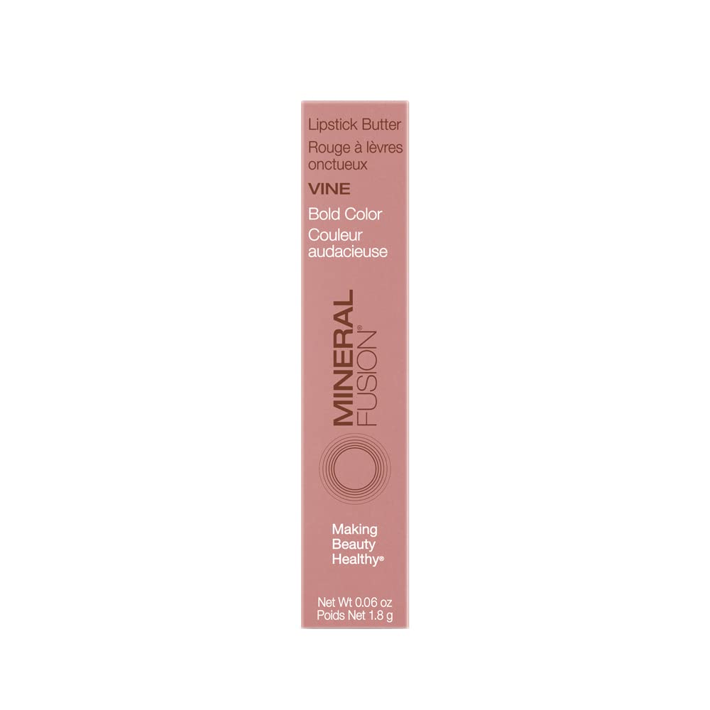 Mineral Fusion Lipstick Butter, Vine, .14 Ounce