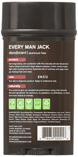 Every Man Jack Deodorant 3oz Cedarwood (3 Pack)