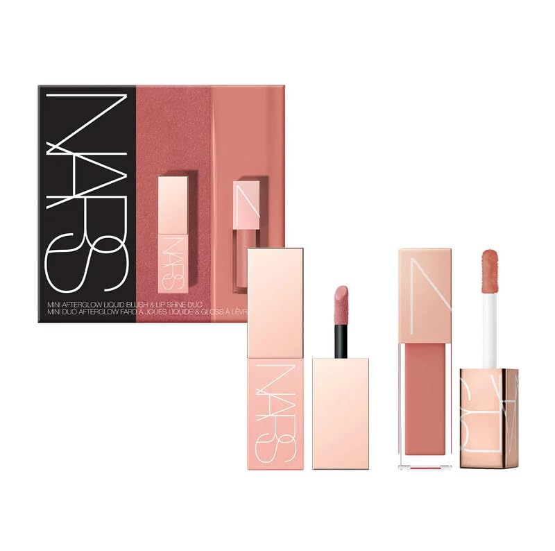 Nars Mini Afterglow Liquid Blush and Lip Shine Duo, Dolce Vita, Chelsea Girls, 2 Piece