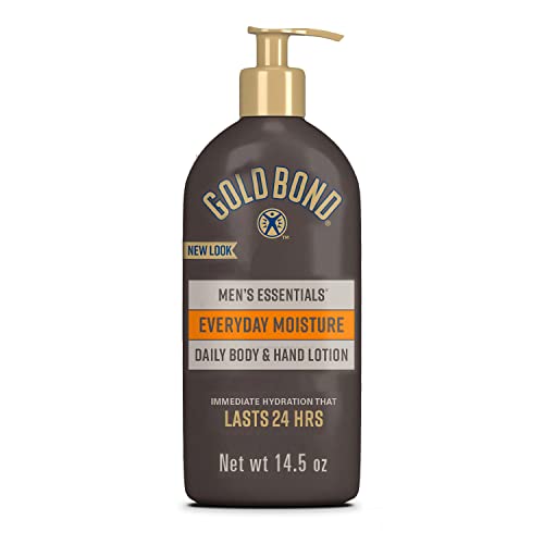 Gold Bond Ultimate Men's Essentials Hydrating Lotion, 14.5 oz., Everyday Moisture for Dry Skin