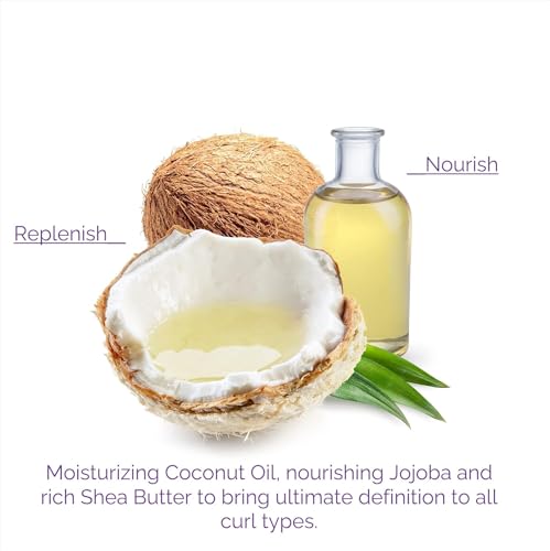 GIOVANNI Curl Habit Curl Defining Conditioner - Conditioner Curly Hair, Condition & Enhance Curls with Coconut Oil, Jojoba, & Shea Butter, Vegan, Cruelty-Free, Silicone Free Curl Conditioner - 13.5 oz