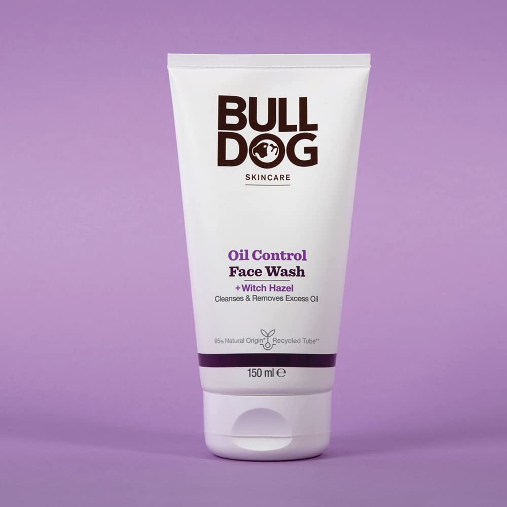 Bulldog Skincare For Men, Oil Control Face Wash, 5 fl oz (150 ml)
