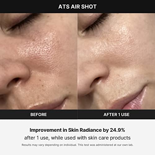Medicube Age-R ATS Air Shot - Microneedling Pore Tightening Skin Care Device for Enhanced Absorption, Pore Refinement, and Smoother Skin Texture - Exfoliation, Skin Rejuvenation - Korean Skin Care