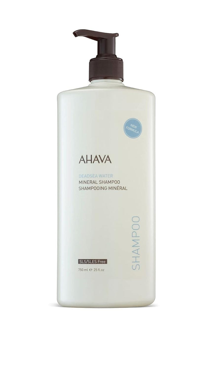 AHAVA Dead Sea Mineral Shampoo and Conditioner Set, 25 Fl Oz