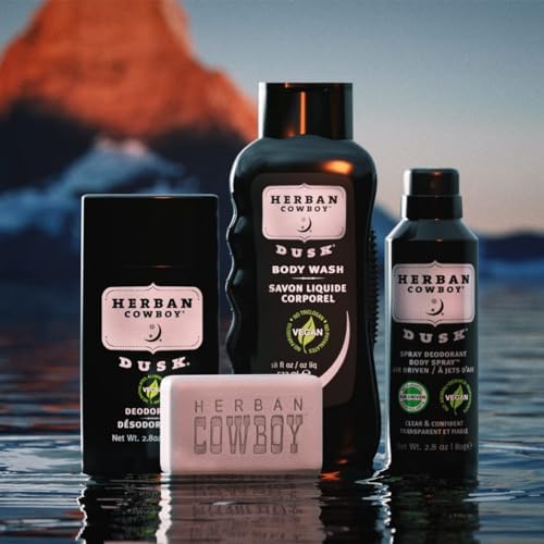 HERBAN COWBOY Dry Spray Deodorant Forest ââ‚¬â€œ 2.8 oz | Menââ‚¬â„¢s Dry Spray Deodorant | Enhanced with Parsley, Rosemary & Sage | No Parabens, No Phthalates & Certified Vegan