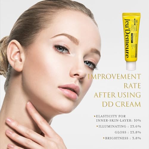 JEU'DEMEURE DD Cream Deep Hydration Intensive Smoothness Face, Neck and Hand with Peptide, Ceramide, Hyaluronic Acid, Anti Aging Wrinkles Cream, Korean skincare Moisturizer (50g)