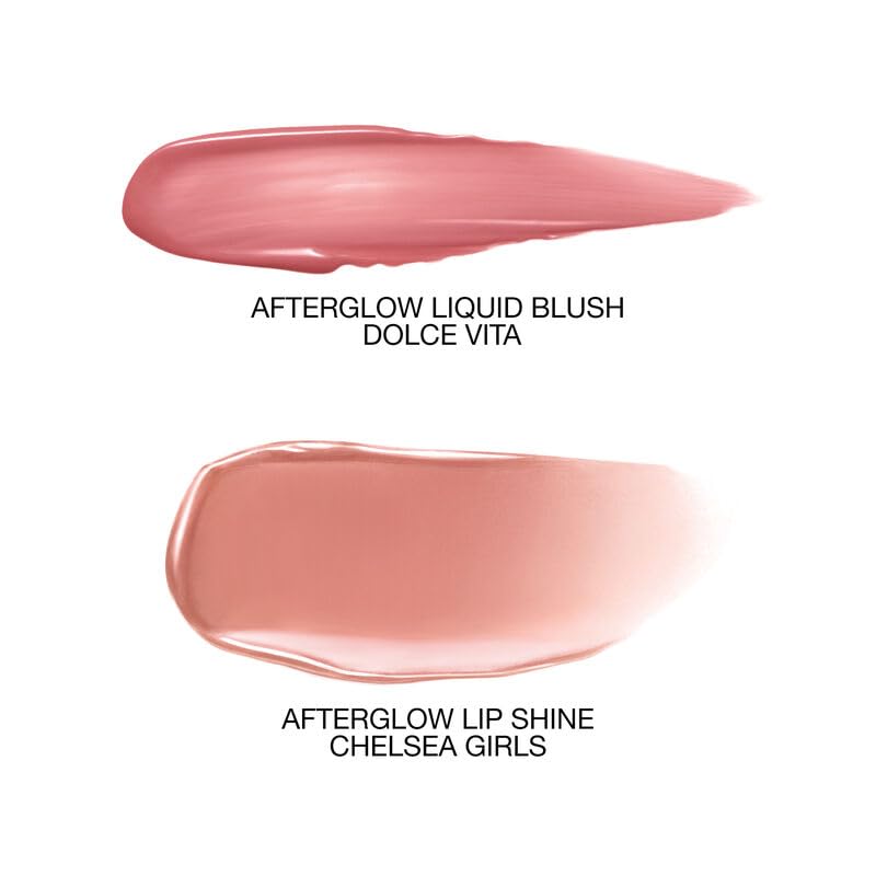 Nars Mini Afterglow Liquid Blush and Lip Shine Duo, Dolce Vita, Chelsea Girls, 2 Piece