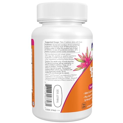 NOW Foods Supplements, Eve™ Women's Multivitamin with Cranberry, Alpha Lipoic Acid and CoQ10, plus Superfruits - Pomegranate, Acai & Mangosteen, 90 Tablets