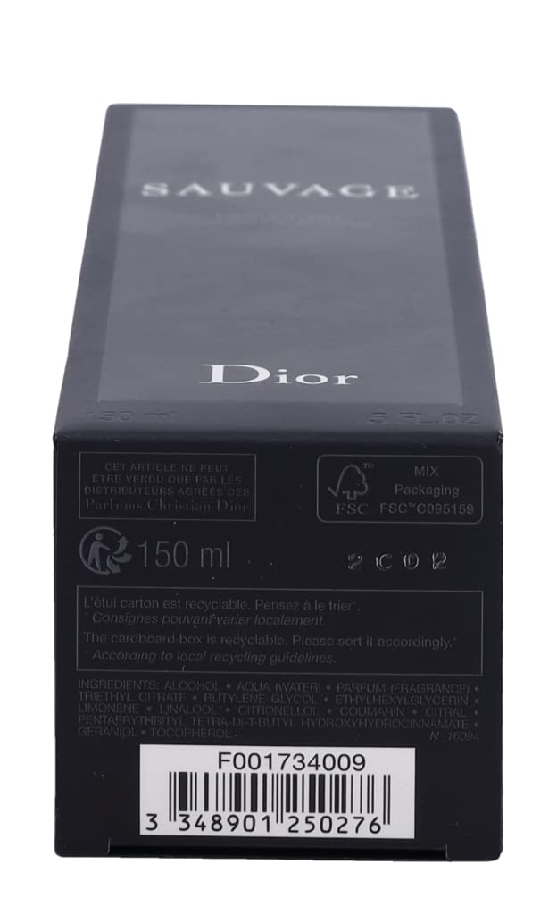Christian Dior Sauvage Men's Deodorant Spray, 5 Ounce